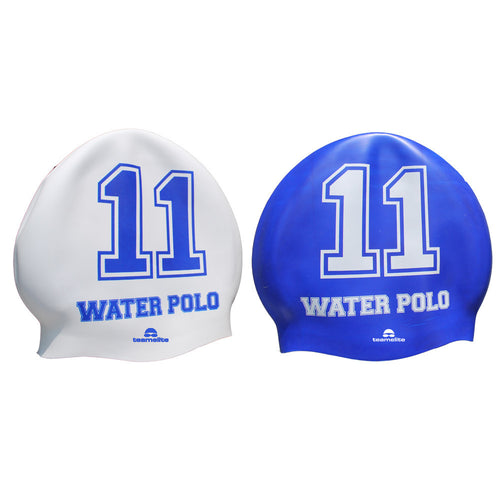 Team Elite Reversible Water Polo Silicone Swim Cap - Number 11