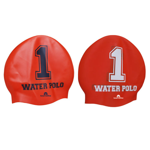 Team Elite Reversible Water Polo Silicone Swim Cap - Number 1 - Goalie