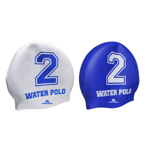 Team Elite Reversible Water Polo Silicone Swim Cap - Number 2