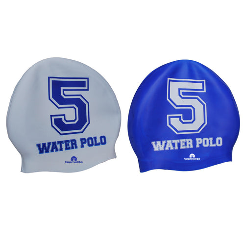Team Elite Reversible Water Polo Silicone Swim Cap - Number 5